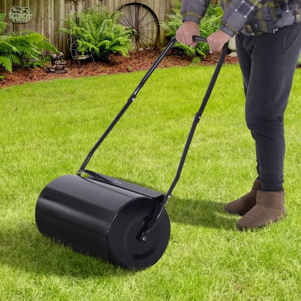 Garden Lawn Roller 38L Steel Push Grass Mower Water Sand Filled Durhand - Image 2