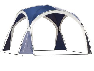 Outdoor Gazebo Event Dome Shelter Party Tent for Garden Blue and Grey