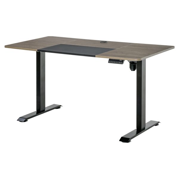 Height Adjustable Electric Standing with 4 Memory Preset Black Vinsetto