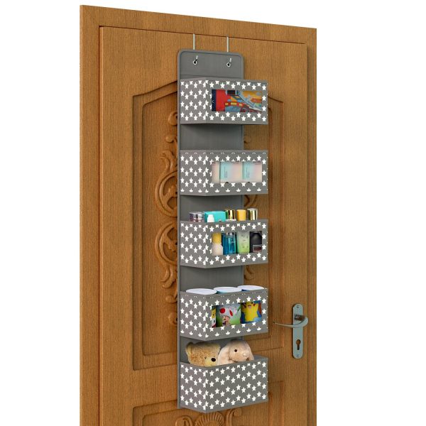 VINSANI 5TIER DGREY HANGING ORGANISER 1010283 - Image 7