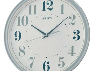 Seiko Decorator Wall Clock Matt Grey QXA740N