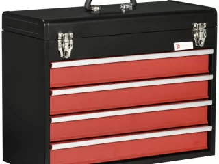 4 Drawer Tool Chest Lockable Tool Box w/ Ball Bearing Runners 51cmx22cmx39.5cm