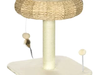 51cm Cat Tree Kitty Activity Centre w/ Top Bed, Toy Ball, Sisal Scratching Post