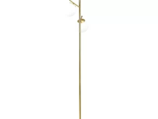 Modern Floor Lamp for Living Room Bedroom, 3 Light Tree Standing Lamp, Gold