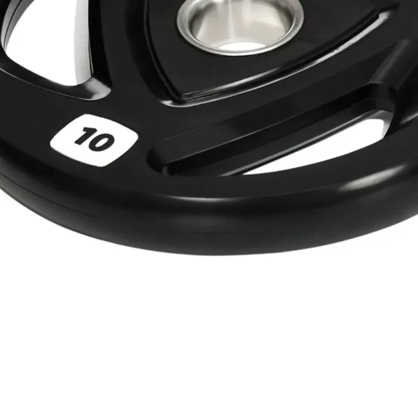 Olympic Weight Plates, Tri-Grip Barbell Weights Set with 2'' Holes, 2 x 10kg - Image 7