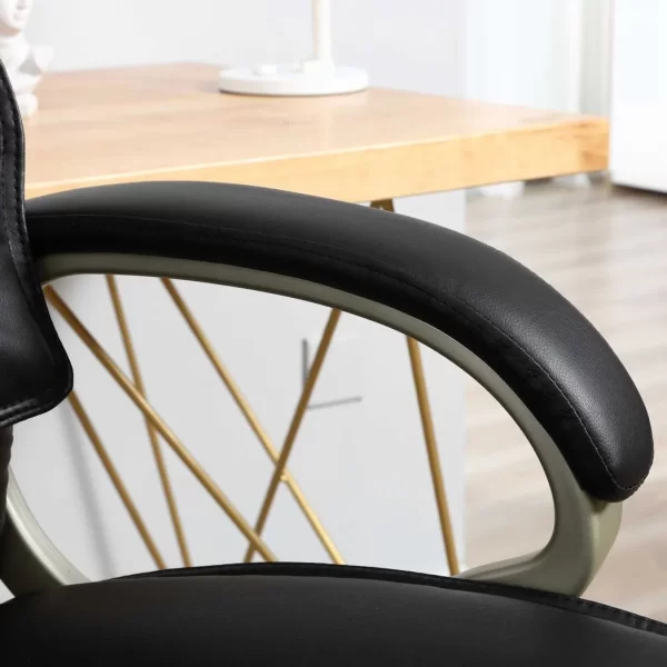 Executive Computer Office Desk Chair PU Leather Swivel Chairs High Back - Image 8