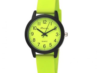 Ravel Girls & Boys Sports Lime Green Silicone Watch R1813.11
