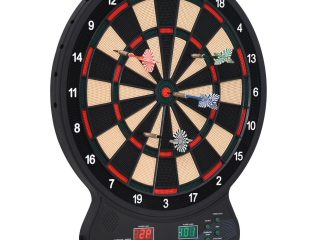 Electronic Dartboard LED Digital Score 27 Games with 12 Soft Darts Ready-to-Play