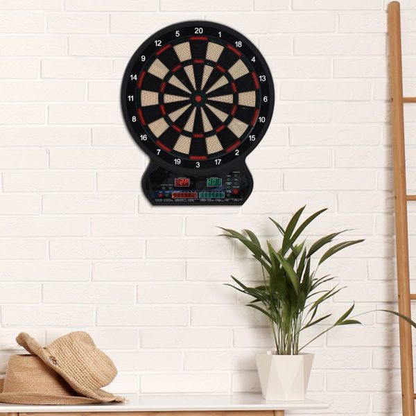 Electronic Dartboard LED Digital Score 27 Games with 12 Soft Darts Ready-to-Play - Image 2