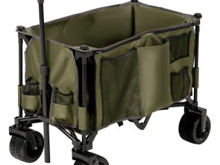 Folding Garden Trolley Collapsible Camping Trolley Steel Frame Oxford Fabric
