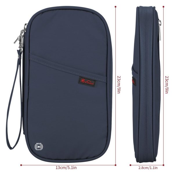 VINSANI DELUXE PASSPORT ORG NAVY BLUE 1010327 - Image 6