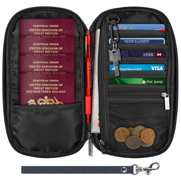 VINSANI DELUXE PASSPORT ORG NAVY BLUE 1010327 - Image 3