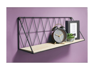 Zig Zag Wooden Wall Shelf - CHELF