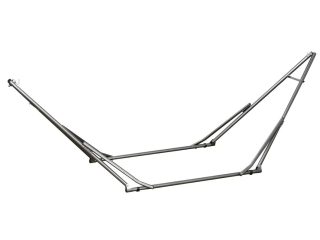 Outsunny Foldable Hammock Stand, 2 in 1 Hammock Net Stand & Clothes Drying Rack