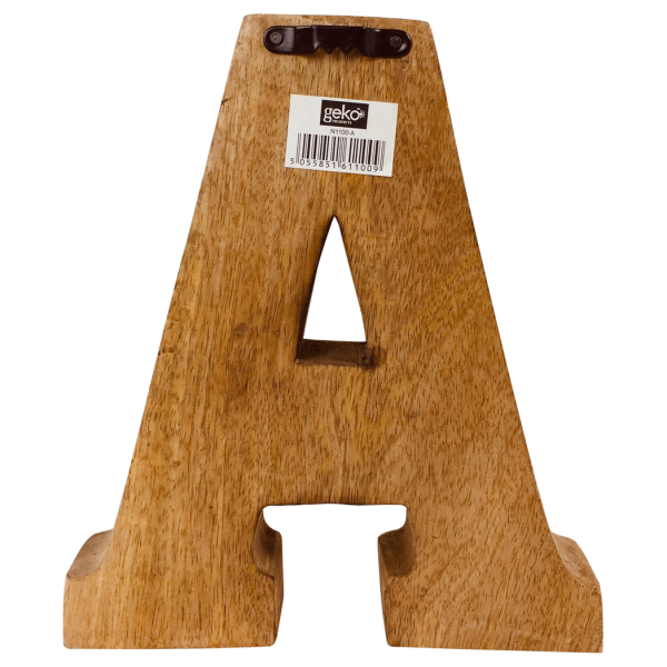Hand Carved Wooden Embossed Letters Mum - Image 2