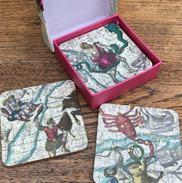 Pack Of Six Astrology Coasters In Gift Box - Image 2