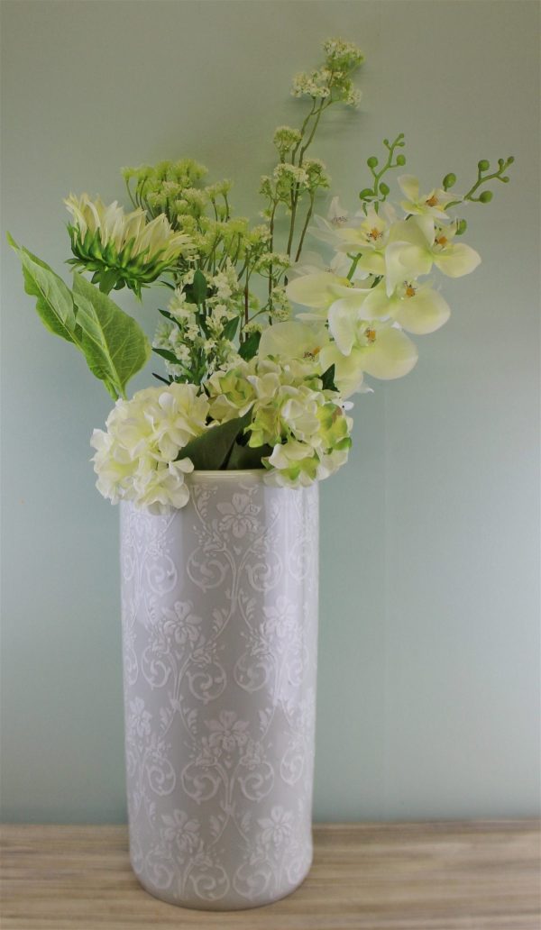 Single Hydrangea Spray, Cream Flower, 49cm - Image 2