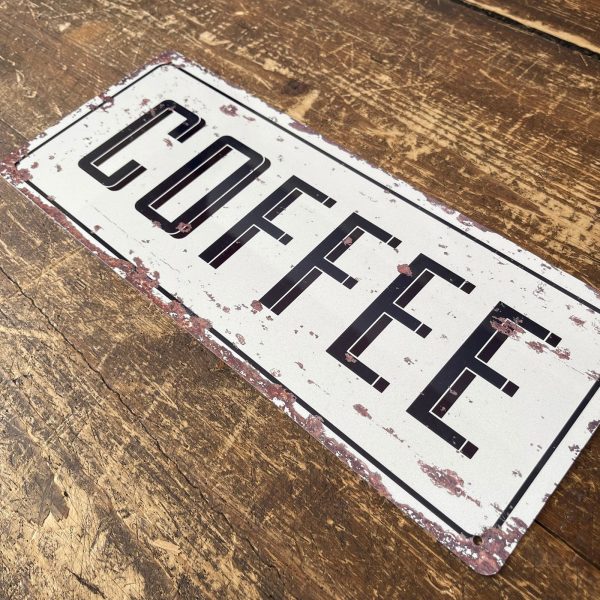 Vintage Metal Sign - Retro Coffee Wall Sign - Image 2