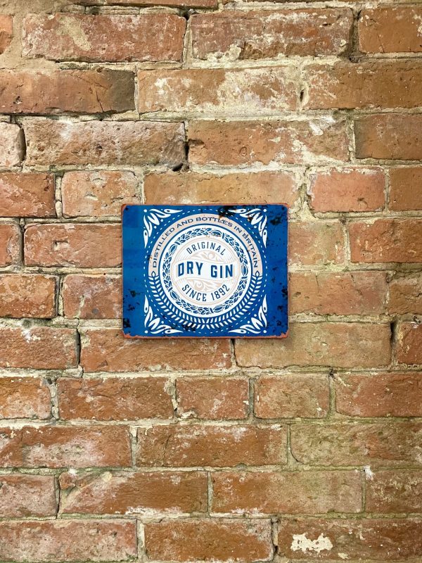 Metal Sign Plaque - Dry Gin Bar - Image 2