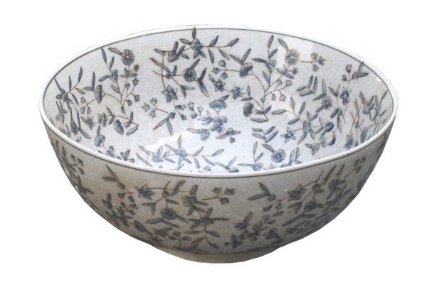 Grey And White Bowl