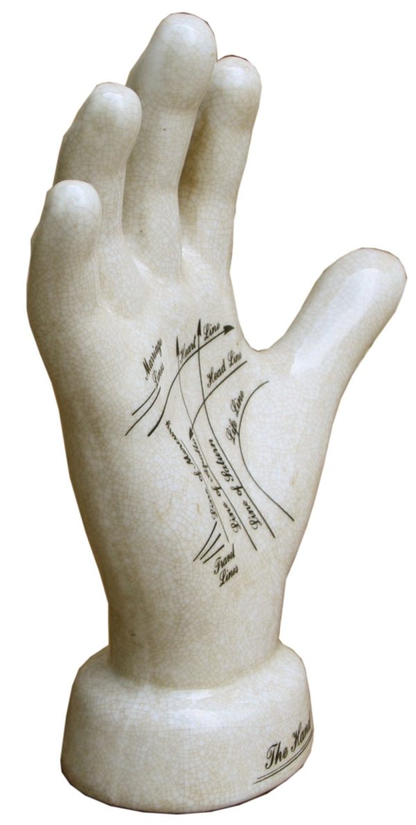 Ceramic Palmistry Hand 24cm - Image 5