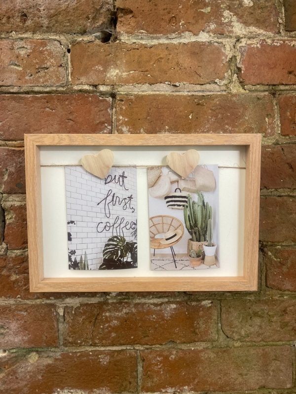 Two Heart Peg 4x6" Photo Frame - Image 3