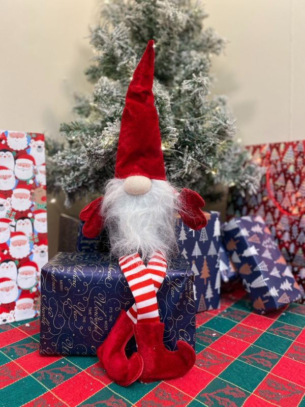 Sitting Santa Gonk With Dangly Legs 54cm - Image 3