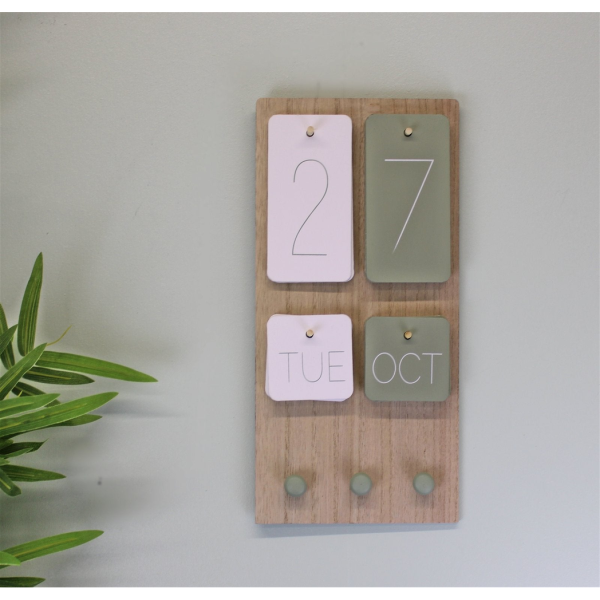 Wall Hanging Calendar, Eucalyptus Range - Image 2