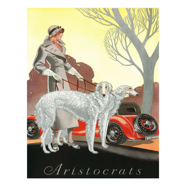 Vintage Metal Sign - Retro Art - Aristocrats