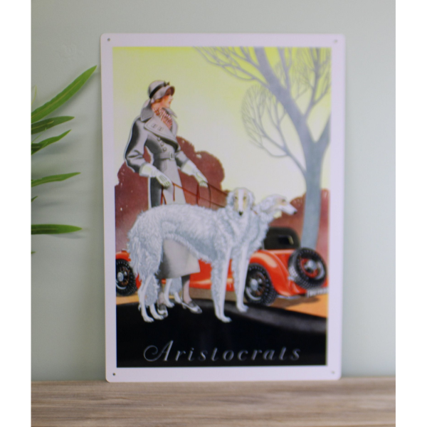 Vintage Metal Sign - Retro Art - Aristocrats - Image 2
