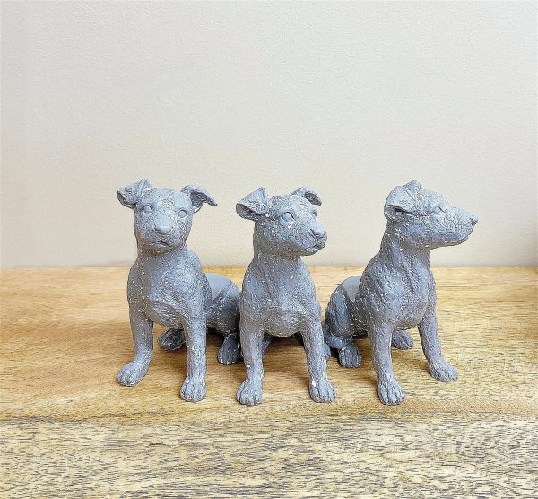Set of Grey Dog Pot Risers - Image 3