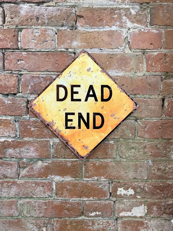 Metal Square Wall Sign - Dead End - Image 2