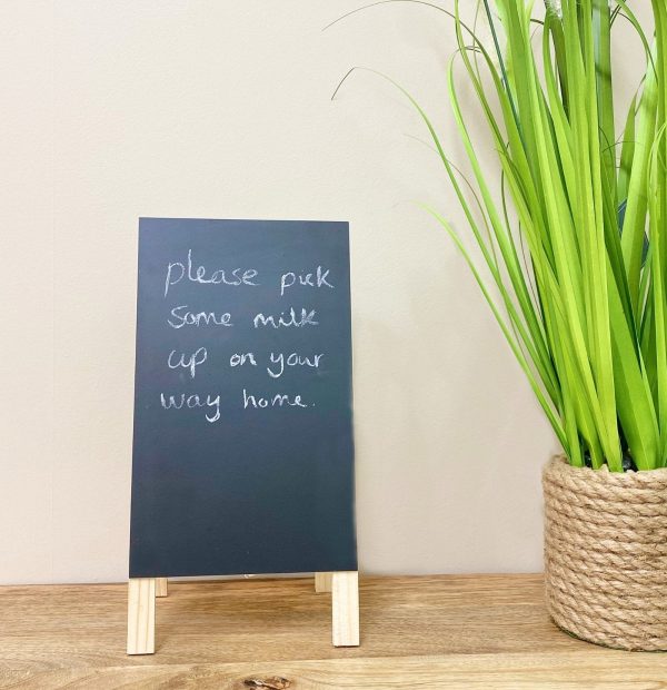 Free Standing Tabletop A Frame Easel Chalkboard 31cm - Image 3