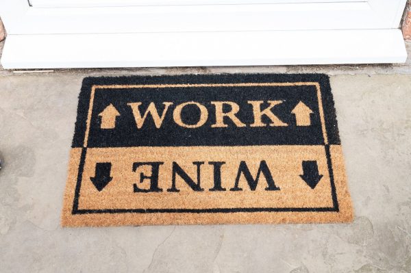 Wine & Work Door Mat - Image 2