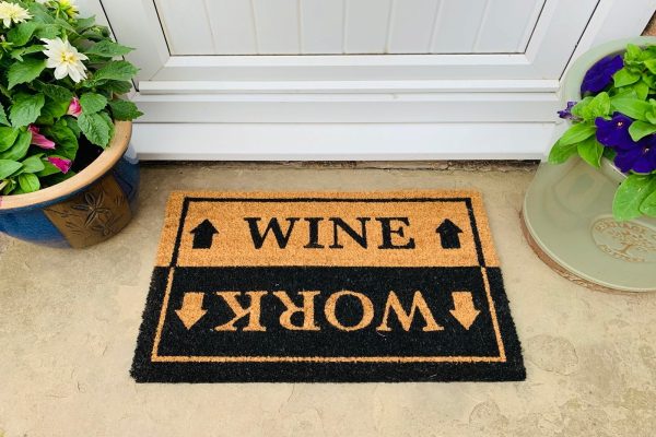 Wine & Work Door Mat - Image 3