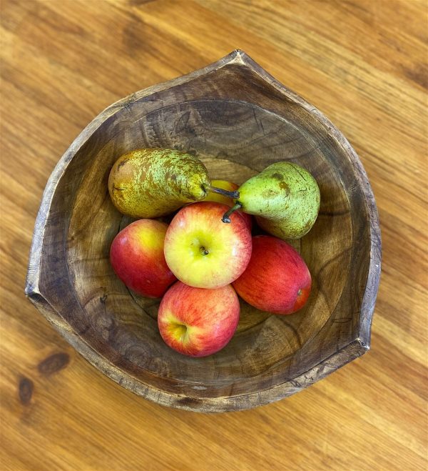 Triangular Shaped Wooden Bowl - Image 2