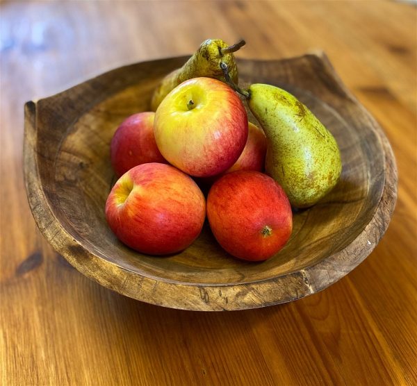 Triangular Shaped Wooden Bowl - Image 3