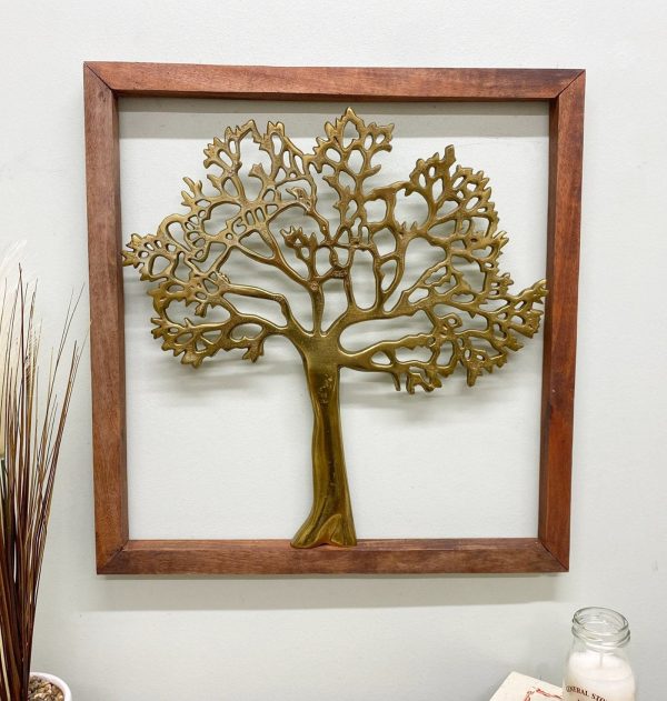 Gold Tree Of Life In Wooden Frame - Image 4