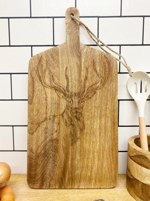 Engraved Stag Chopping Board - Image 3