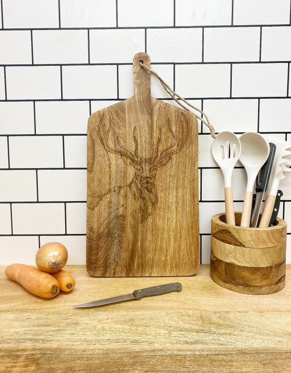 Engraved Stag Chopping Board - Image 4