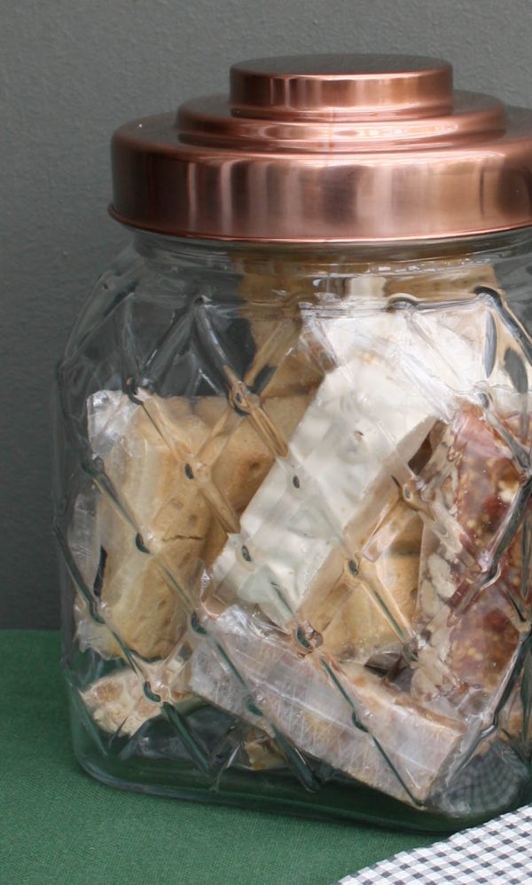 Copper Lidded Square Glass Jar - Image 2
