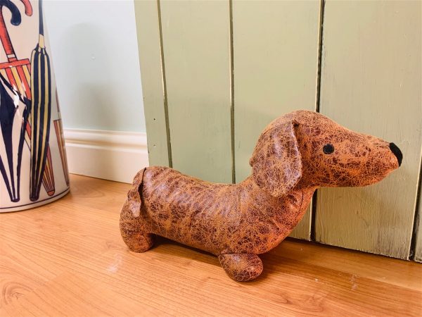 Sausage Dog Fabric Doorstop 36cm - Image 2
