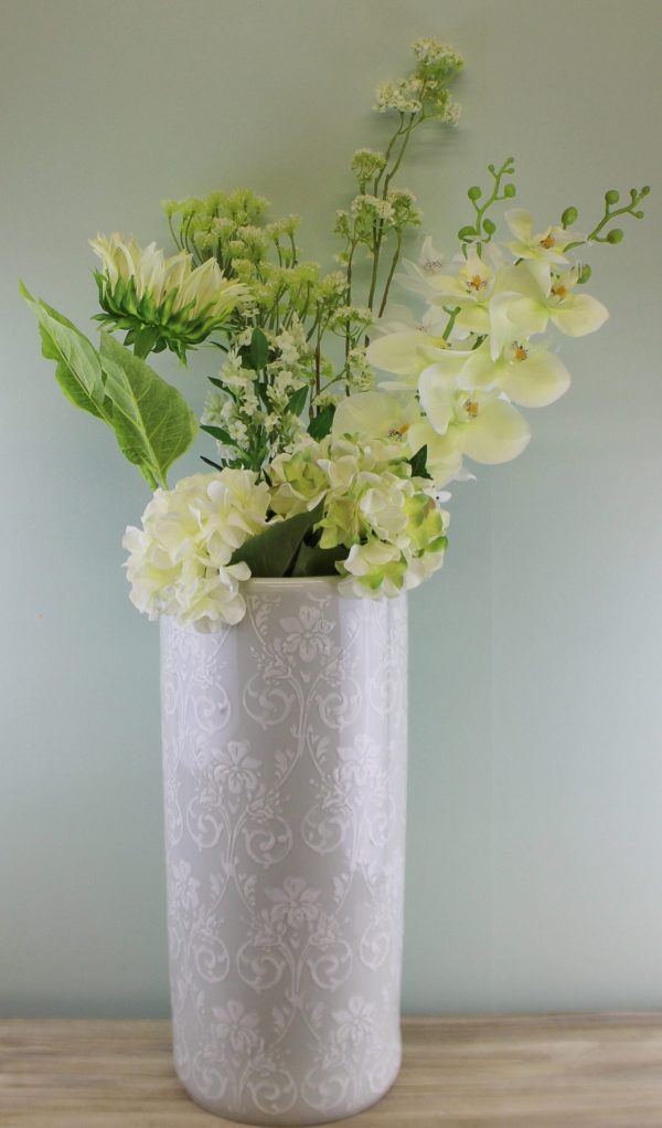 Single Lavender Spray, Cream Flowers, 63cm - Image 2