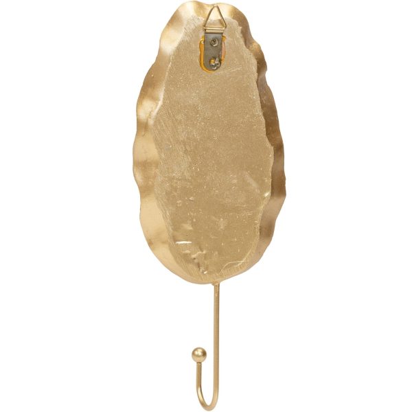 Gold Leaf Wall Hook 27cm - Image 2