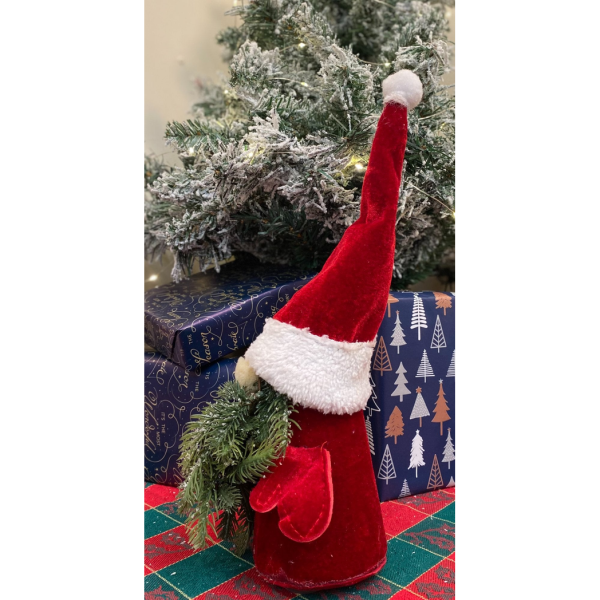 Santa With Tree Branch Decoration 30cm - Image 2