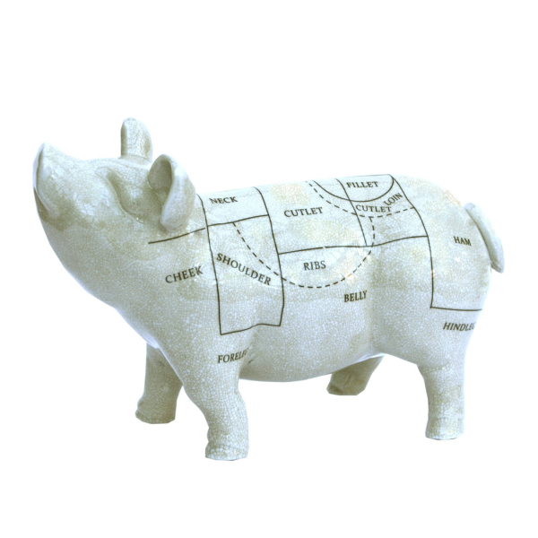 Ceramic Pig Ornament, 32cm