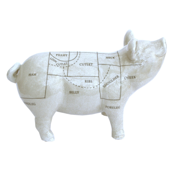 Ceramic Pig Ornament, 32cm - Image 4