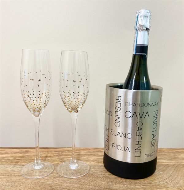 Stainless Steel Wine Cooler With Anti-Slip Base - Image 2
