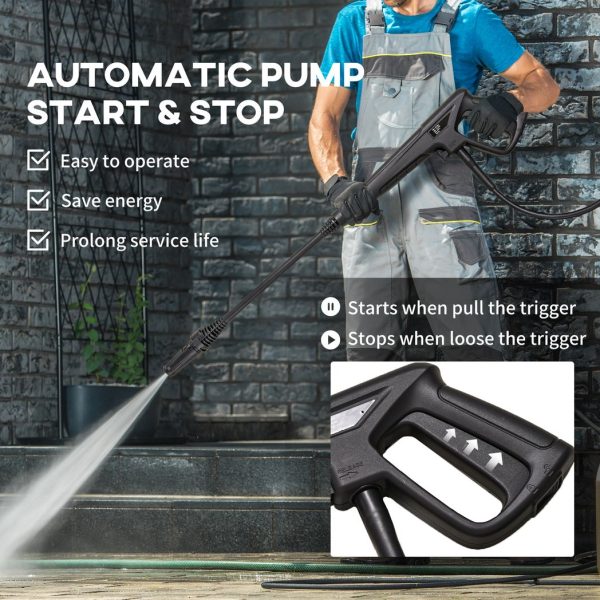 DURHAND Portable Power Washer 1800W, 150 Bar, 510 L/h for Garden, Car, Furniture - Image 6