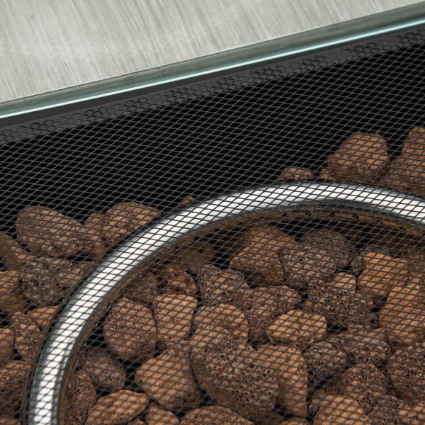 Outsunny Gas Fire Pit Table w/ Rain Cover, Windscreen & Lava Stone, 50,000 BTU - Image 8